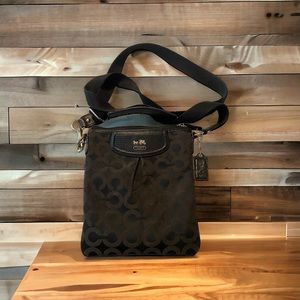 Coach Signature crossbody bag. Excellent condition.